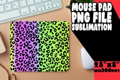 Dazzling Glittery Leopard Print Mouse Pad Design PNG Product Image 1