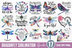 Dragonfly Sublimation Bundle PNG Product Image 1