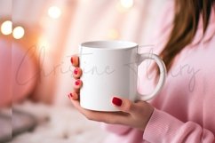 Valentine's Mug Mockup In Hands | Valentine's Day Mockup Product Image 3