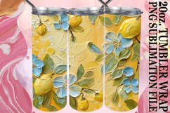 Blooming Flowers 3D Tumbler Design Product Image 1
