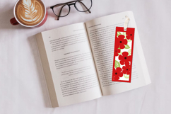 Bookmark daisy SVG/ Bookmark layered paper cut Product Image 2