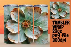 Blossom Magic: Sublimated Tumbler Wrap Product Image 1