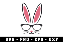 Bunny Ear &amp; Face SVG | SVG Cut files | Cricut Product Image 1