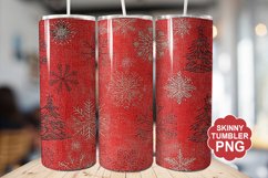 Christmas Red Tumbler | Christmas Tumbler Wrap Product Image 1