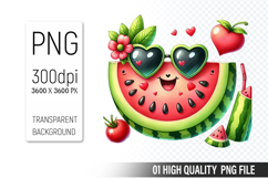 Summer Clipart PNG Bundle, Beach Clipart Design Product Image 13