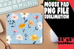 Boho Chic Springtime Mouse Pad Design PNG Product Image 1