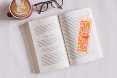 Bookmark lemon paper cut / Bookmark paper cutting Product Image 2