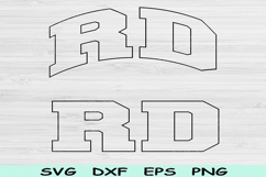 RD Svg Dxf Cut Files, RD Png, Registered Dietitian Svg Files Product Image 1