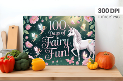 100 days of school Cutting Board PNG Design, Teacher PNG Product Image 1