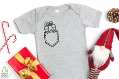Kids christmas svg Christmas t shirt svg Christmas pocket Product Image 4