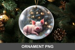 3D christmas ornament - pig Product Image 1