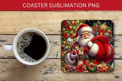 square coaster - santa claus Product Image 1