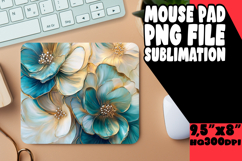Whimsical MOUSE PAD Fun Designs, 3D Flower Product Image 1