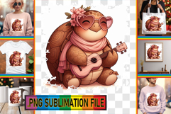 Enchanted TSHIRT Art PNG, Turtle Product Image 1