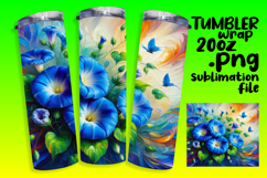 BEAUTIFUL 20oz Tumbler Artwork , Flowers Product Image 1