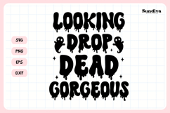 Spooky Bachelorette Party Saying SVG | Drop Dead Gorgeous Product Image 3