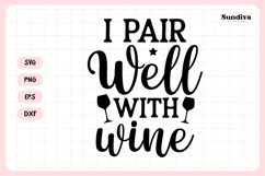 30 Wine Glass Quote SVG Bundle | Drinking Sayings Product Image 15