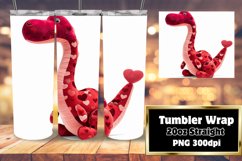 Dino Love in Tumbler Design Product Image 1