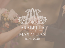 MA AM Wedding Monogram Logo | Elegant Initials Vector Product Image 4