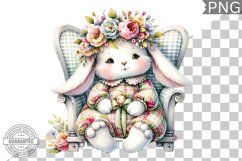 Floral Nursery Animal Sublimation Clipart Bundle Product Image 6