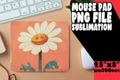 Summer Bloom Sensation: Mouse Pad Smiling Flowers Product Image 1
