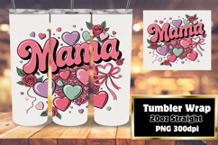 20oz Tumbler Design for Sublimation , Mama Product Image 1