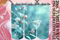 Springtime Magic Tumbler with Flower Design - Sublimation Ch Product Image 1