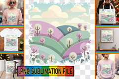 Playful TSHIRT Art Magic PNG, Spring Product Image 1