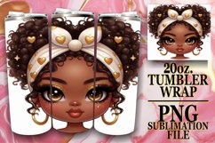 Playful moments 20oz tumbler wrap, Love Girl Product Image 1