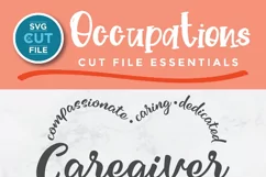 Caregiver svg, a home care giver svg for crafters Product Image 3