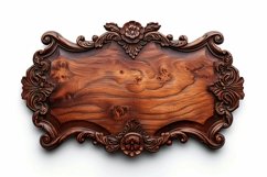 Vintage Wooden Nameplate Signboard Product Image 1
