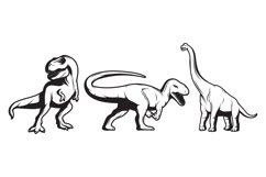 Dinosaurs Silhouettes Product Image 1