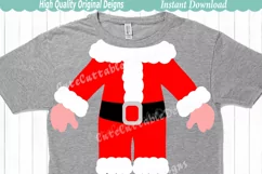 Santa SVG, Ugly Christmas sweater, Christmas SVG, Santa suit Product Image 2