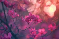 Dreamy pink blossoms at sunset Product Image 1