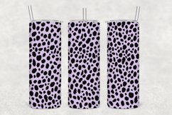 Lavender Leopard Pattern Tumbler Sublimation Product Image 1