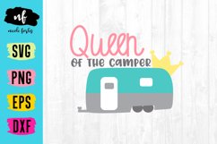 Queen of the Camper SVG Cut File Product Image 1