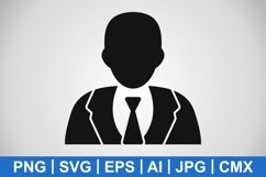 Vector Businessman Icon Product Image 1
