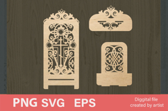 stand for icon svg, stand svg, file for laser cutting Product Image 2