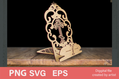 stand for icon svg, stand svg, file for laser cutting Product Image 1