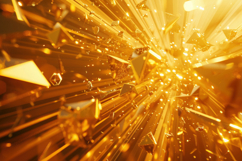 Gold Crystals Background Wallpaper Product Image 1