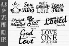 Christians Bible Quotes Bundle SVG Cut File Product Image 1