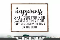 Happiness Can Be Found In The Darkest Of Times SVG Product Image 1