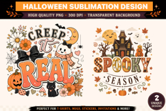 Creep it real Sublimation,Spooky Season Sublimation Design Product Image 1