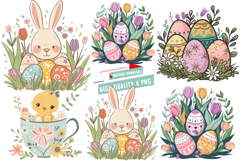 Easter Clipart,Easter png,Happy Easter png,Easter Day SVG Product Image 1
