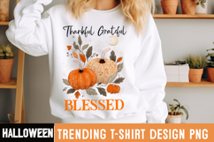 Thankful Grateful Blessed Sublimation Design Product Image 3
