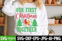 Our First Christmas Together Svg Design,Christmas Svg Design Product Image 3