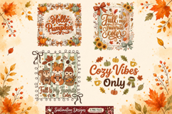 Fall Sublimation Design,Autumn Sublimation PNG,Fall png Product Image 1