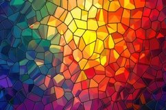 Vibrant and Dynamic Geometric Mosaic Background Wallpaper Product Image 1