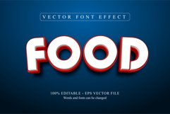 Editable text effect, Food text effect Product Image 1