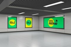 Subway Three Sign Mockup Product Image 1